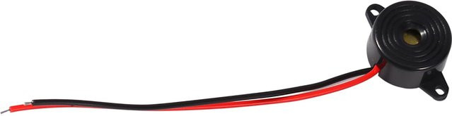 Painter Piezo Elektronischer Tongeber Alarm Dauerton 24V Schwarz Kabellänge 100mm - Bild 1