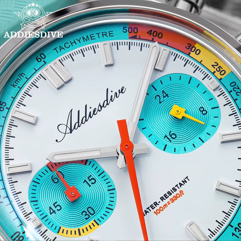 ADDIESDIVE Chronograph, Quarz, Edelstahl, 38 mm, Herren - Bild 4