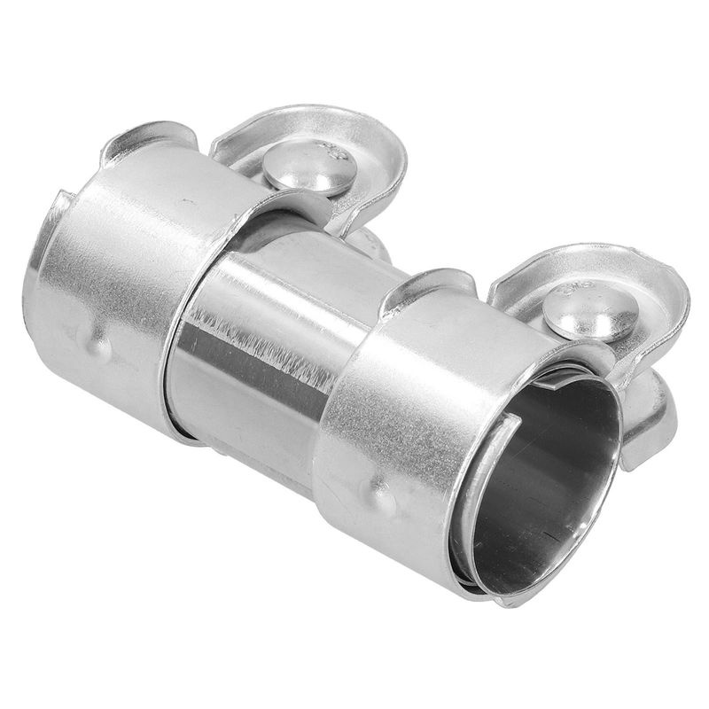 Igeteck Auspuffrohrverbinder mit Doppelklemmenhülse aus Edelstahl, Farbe: Silber, Länge: 9,4 cm - Bild 5