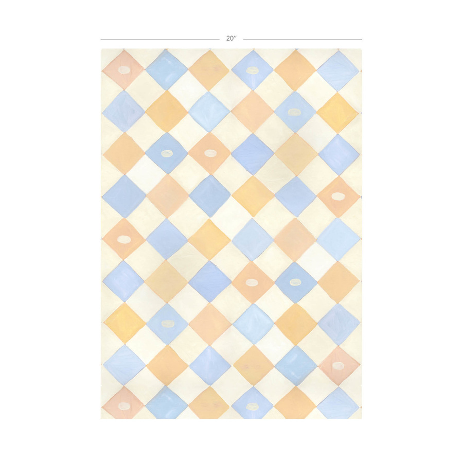 Isidore Leroy Tapete Arlequin Multicolour Geometrisches Design für Kinderzimmer aus Vlies - Bild 1