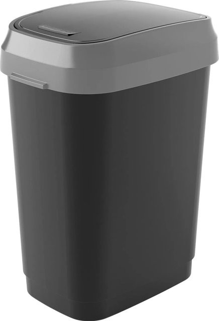 KIS Mülleimer Dual Swing 30 in Schwarz-grau Anthrazit - Bild 1