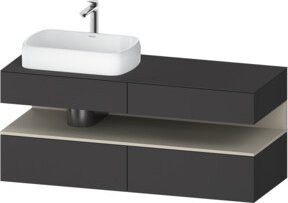 Duravit Waschtischunterschrank Qatego B/T/H: 140 x 55 x 60 cm - Bild 1