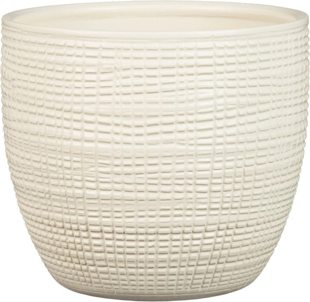 Scheurich Übertopf 866 Keramik Vainilla Beige Ø 12 cm - Bild 1