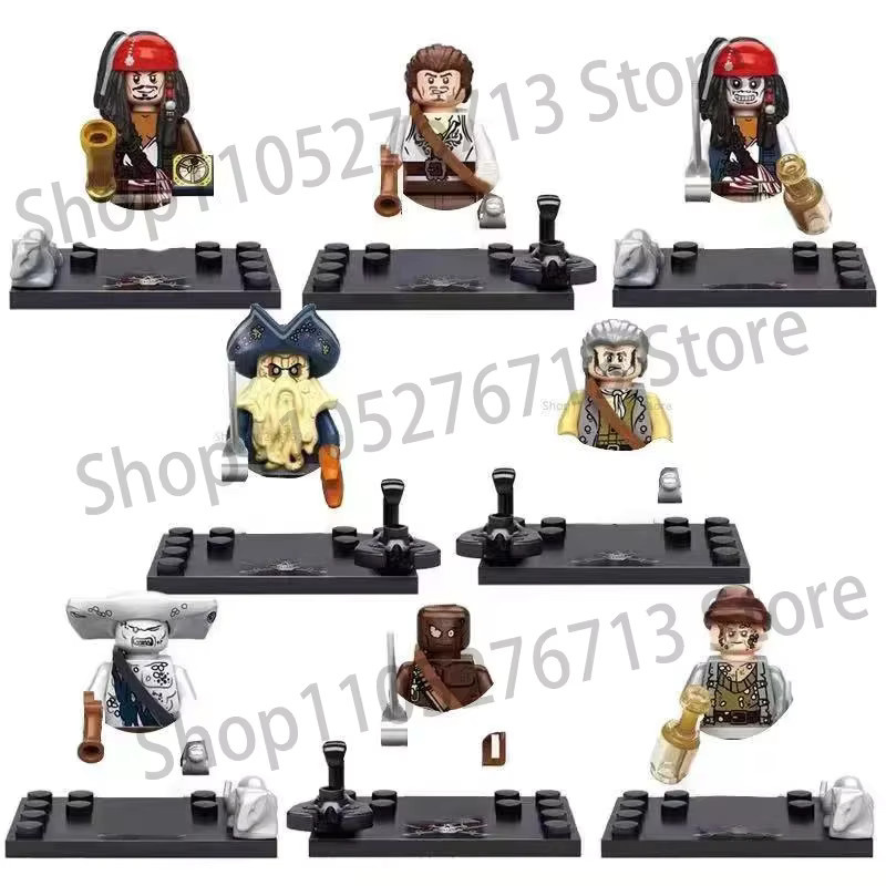 Beast Kingdom Piraten Kapitän Jack Sparrow Davy Jones Zubehör, Kunststoff - Bild 3