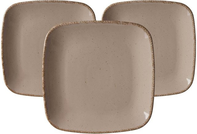 Ritzenhoff & Breker Speiseteller Casa aus Keramik, Beige, 3er Set, Durchmesser: 27 cm - Bild 1