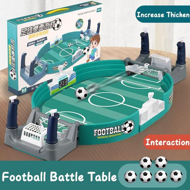 Fußball Tischfußball Brettspiel, Partyspiel, 4 Bälle - Bild 1