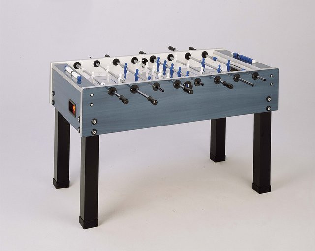 Garlando Outdoor Tischfußball Kickertisch G-500 in Blau mit Profistangen - Bild 1