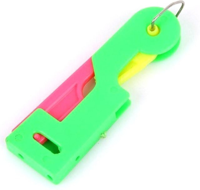 Binchi Automatischer Nähnadeleinfädler mit Kunststoffgriff in Pink und Multicolour - Bild 1