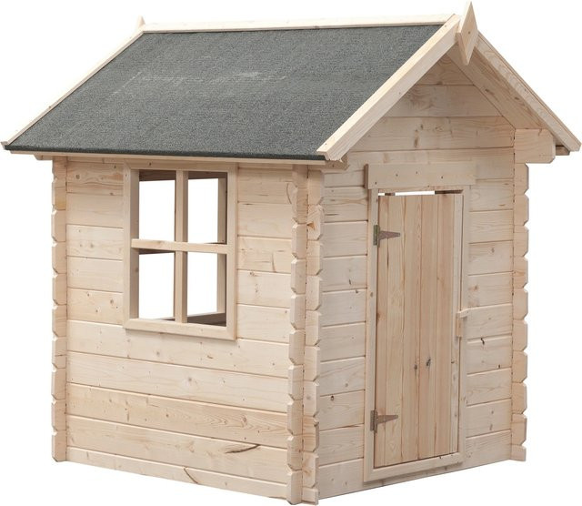 SwingKing Spielhaus Monique unbehandelt B/T/H: 160 x 120 x 120 cm - Bild 1