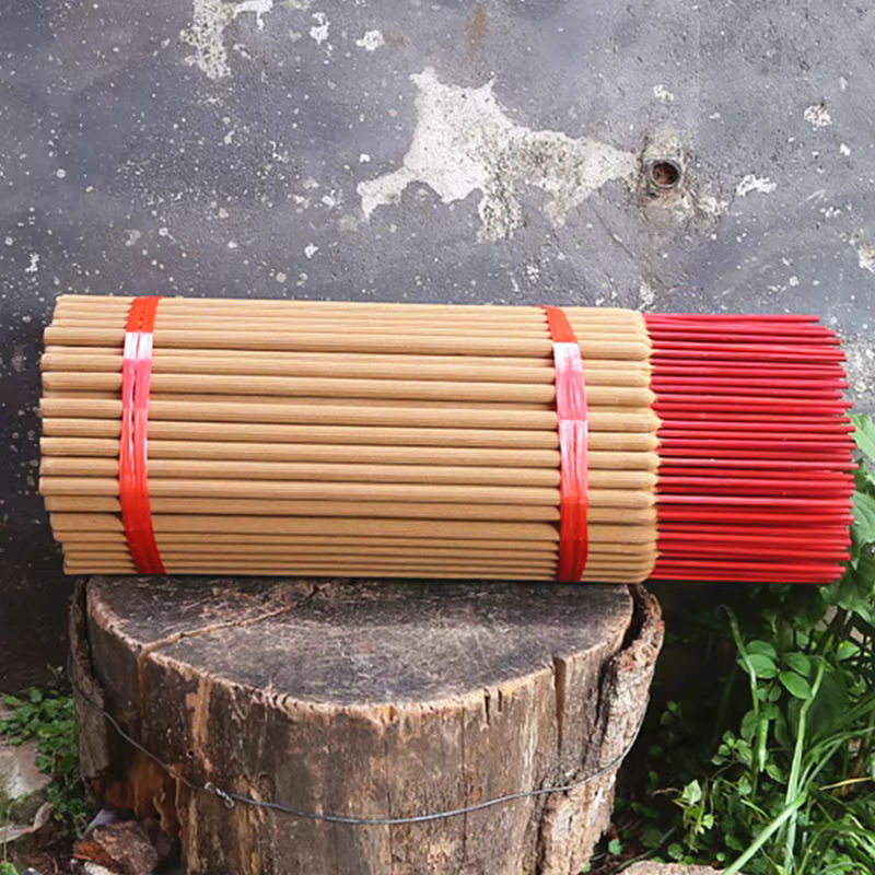 12er Set Oudh Räucherstäbchen aus Natur-Bambus, Eaglewood Duft, Braun, Länge: 48 cm - Bild 4