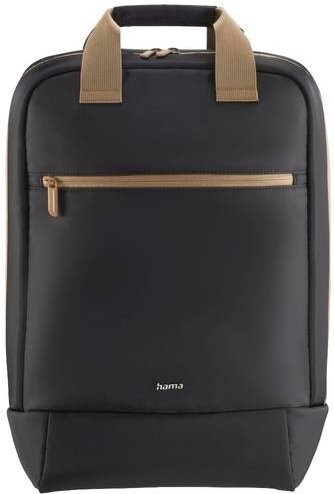 Hama Notebook Rucksack Ultra Lightweight aus recyceltem Polyester in Beige-Schwarz passend für Laptops bis 41,1 cm - Bild 1