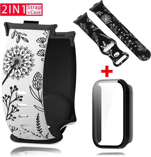 OAKCHARM Uhrenarmband Silikon, Zweifarbiges Löwenzahn, Unisex - Bild 1