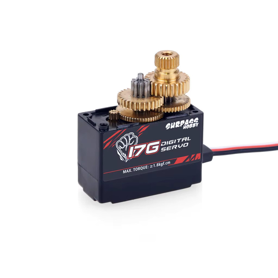 SURPASS Hobby Micro Mini Servo S0017M, Digital Servo, Schwarz - Bild 2