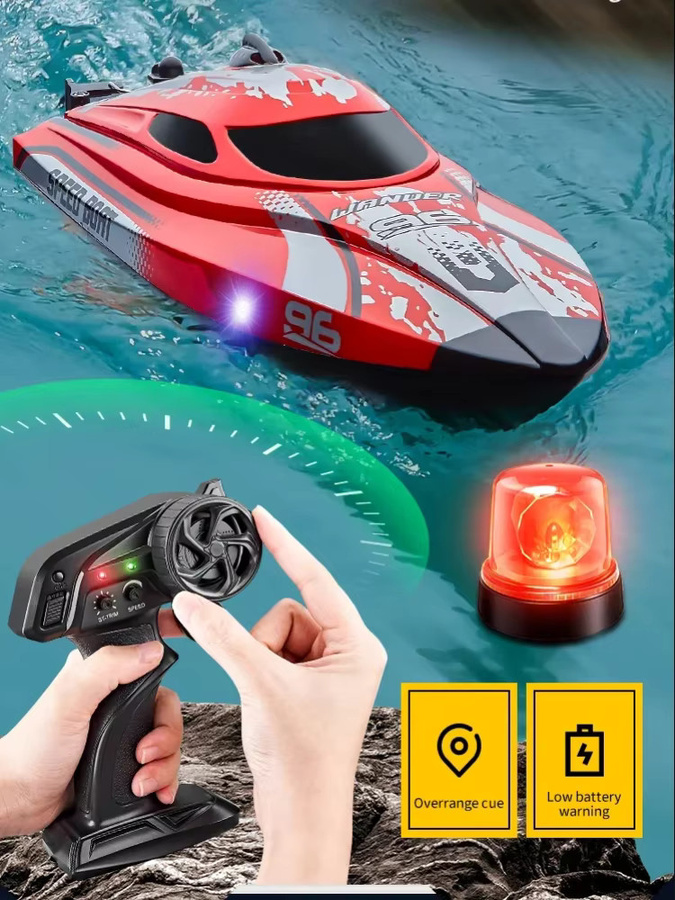 CONUSEA RC-Rennboot, ferngesteuert, mit Licht, wasserdicht - Bild 5