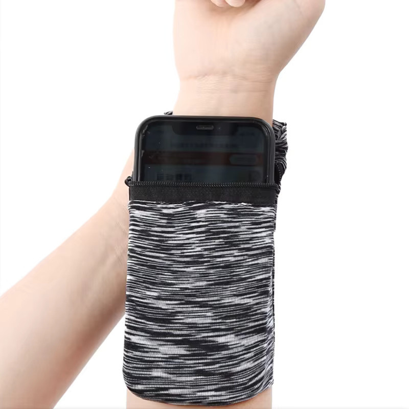 Wasserdichte Sport Armbandtasche für Laufhandys und Smartphones in Schwarz - Bild 2