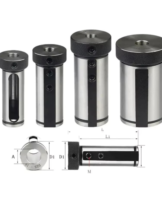 CNC-Drehmaschine Werkzeughalter Magazin Führungshülse mit Kegelschaft in Silber, erhältlich in den Größen D50, D40, D32, D25, D20, D16 sowie MT1, MT2, MT3 - Bild 4