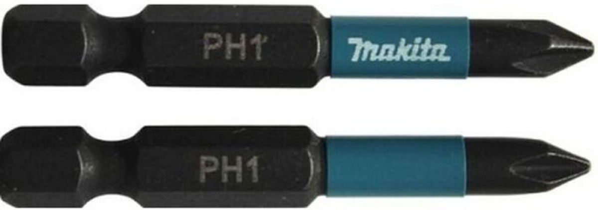 Makita B-63719 PH Bit-Set aus Edelstahl, 2-teilig, Schwarz - Bild 2