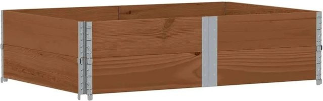 vidaXL Pflanzkasten aus Massivholz Kiefer in Braun - Bild 1