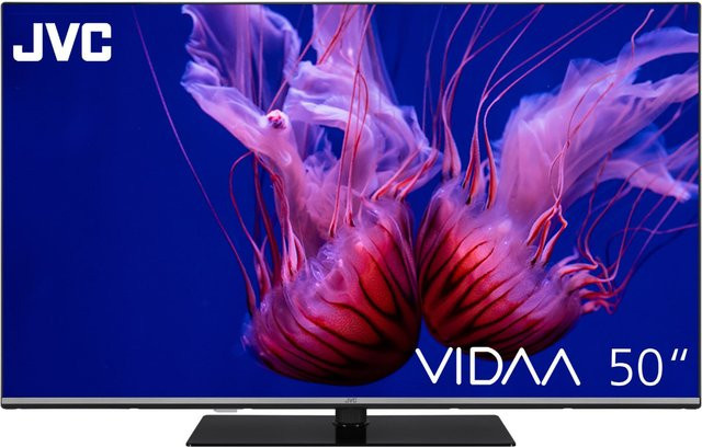 JVC LT-50VDQ6555 QLED Smart-TV in Schwarz mit 4K Ultra HD, HDR-Wiedergabe und DVB-T2/DVB-C/DVB-S2, 126 cm (50") - Bild 1