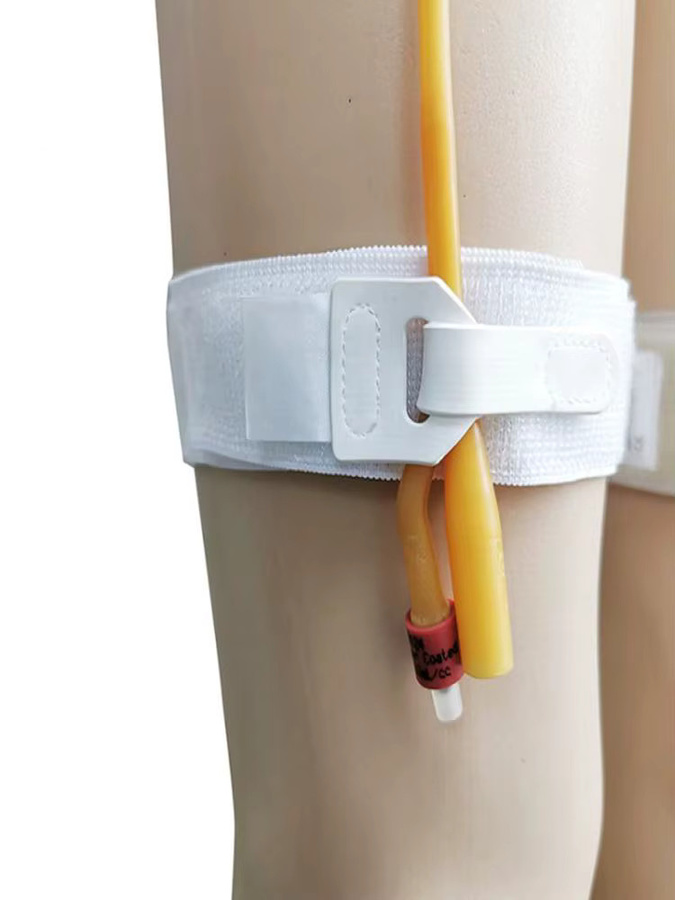 Elastischer Urinbeutel-Fixiergurt, 3,8*60cm, Äußerer Halter Drainage-Beinband - Bild 4