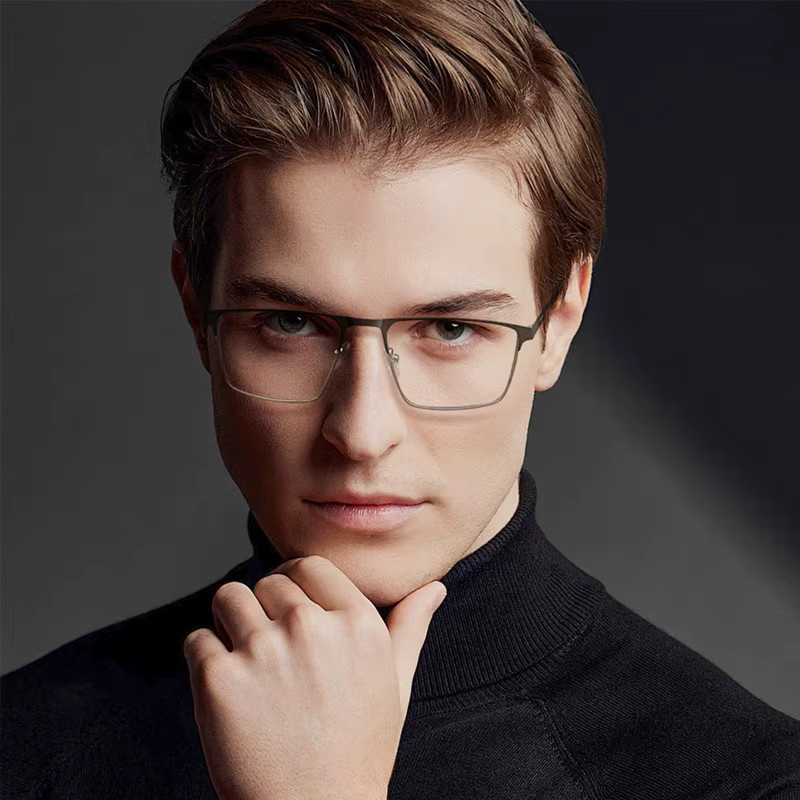 KANSEPT Lesebrille, Metall, Quadratisch, Männer, Blaulichtfilter - Bild 2