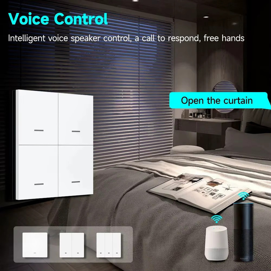 Tuya Zigbee 3.0 Smart Scene Button Switch Funk-Fernbedienung in Weiß, kompatibel mit Smart Life/Tuya App und Home Assistant - Bild 3