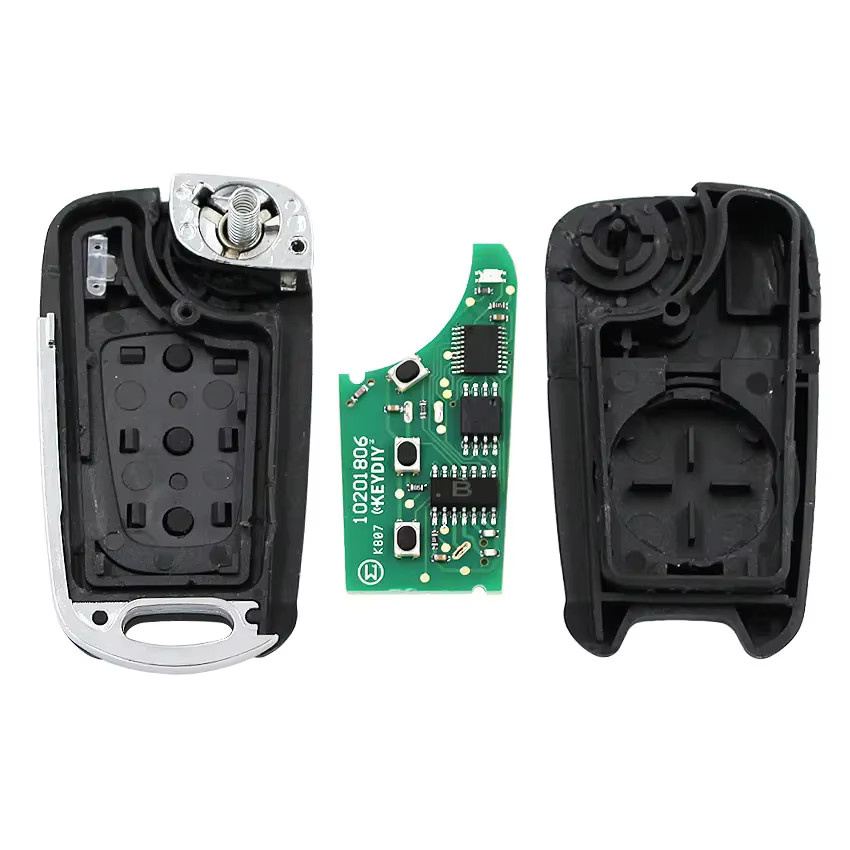 Keydiy NB04 Universal Auto Fernbedienung Schlüssel mit 3 Tasten in Schwarz für Hyundai Style KD900 URG200 KD-X2 - Bild 3