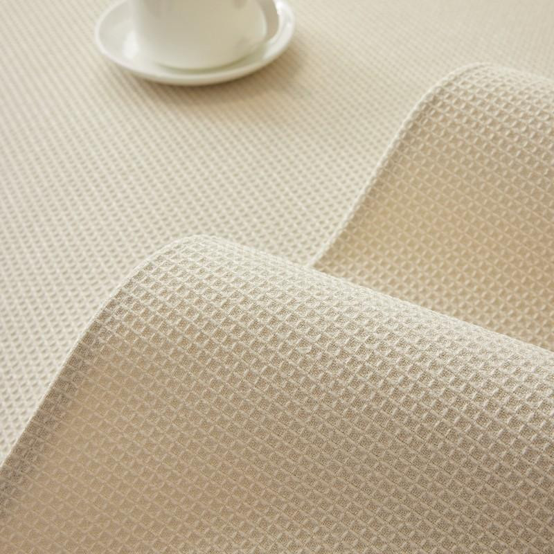 Rutschfestes und wasserdichtes Sofakissen von Your Warm Home in Beige mit minimalistischem Waffelmuster, B/B: 50 x 70 cm - Bild 1