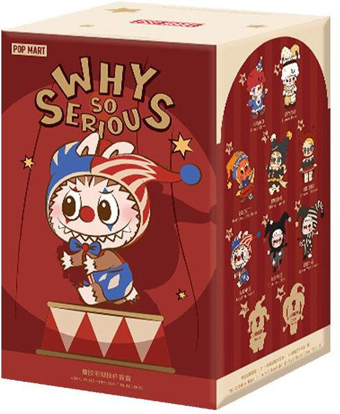 POP MART WHY SO SERIOUS Serie, Vinyl Plüsch Anhänger Blind Box, 8-teiliges Set - Bild 1