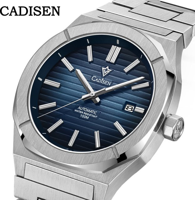 CADISEN Taucheruhr, Automatik, Edelstahl, Saphirglas, Grün, Herren - Bild 1