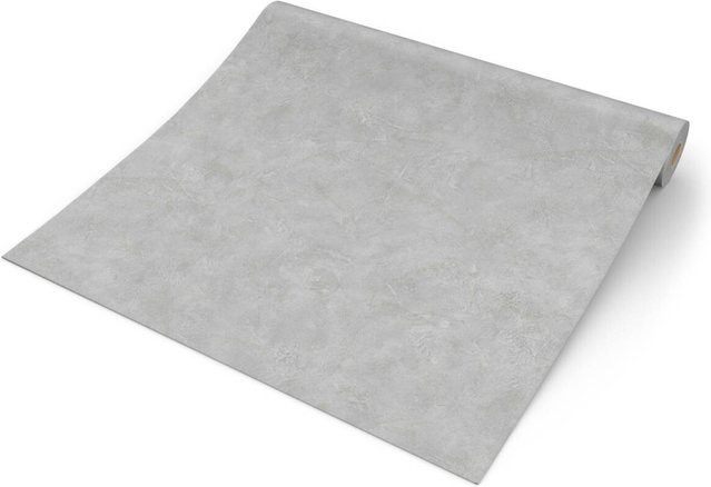 UGEPA Vliestapete Struktur Grau, abstrakt, waschbar, B: 53 cm, L: 1005 cm - Bild 1