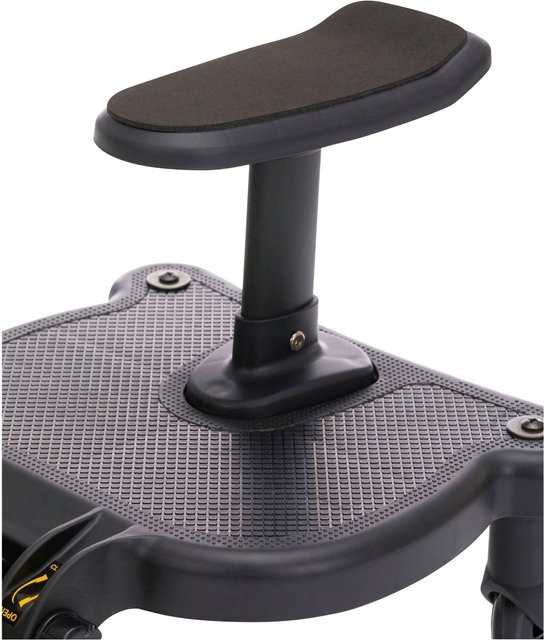 Fillikid Buggy Board Mitfahrbrett Basic mit Sitz für alle gängigen Kinderwagen, Schwarz, faltbar - Bild 1