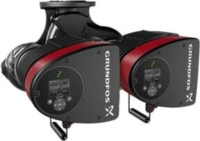 Grundfos Umwälzdoppelpumpe MAGNA3 D 80-100 F, DN 80, PN 10, 230 V, Schwarz - Bild 1