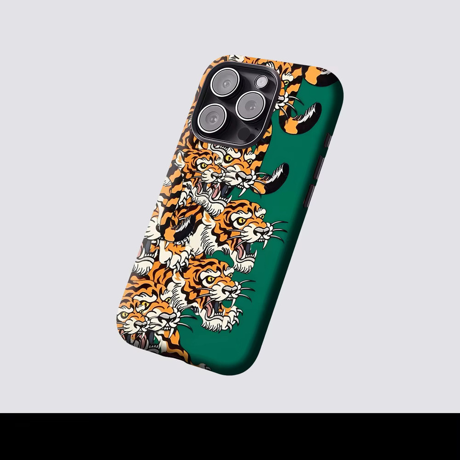 Tiger Horde Magnetische Handyhülle für iPhone 17 16 15 14 13 Pro Max Plus in Multicolour, Robuste Einzel- und Doppelschicht-Schutzhülle - Bild 2