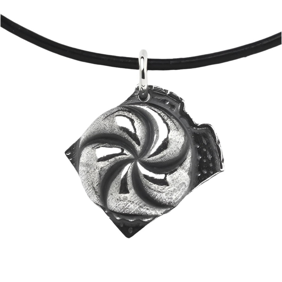 Goettgen Anhänger 925 Silber, hohl, groß, Unisex - Bild 1