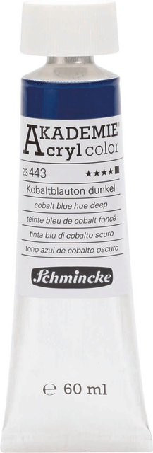 Schmincke Akademie Acrylcolor Kobaltblau Dunkel 60 ml - Bild 1