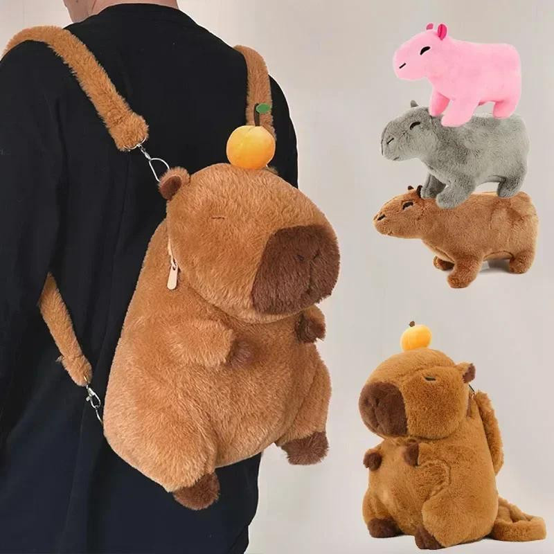 Yiran toy Capybara Plüschrucksack, Plüschtier Puppe, ab 3 Jahre - Bild 4