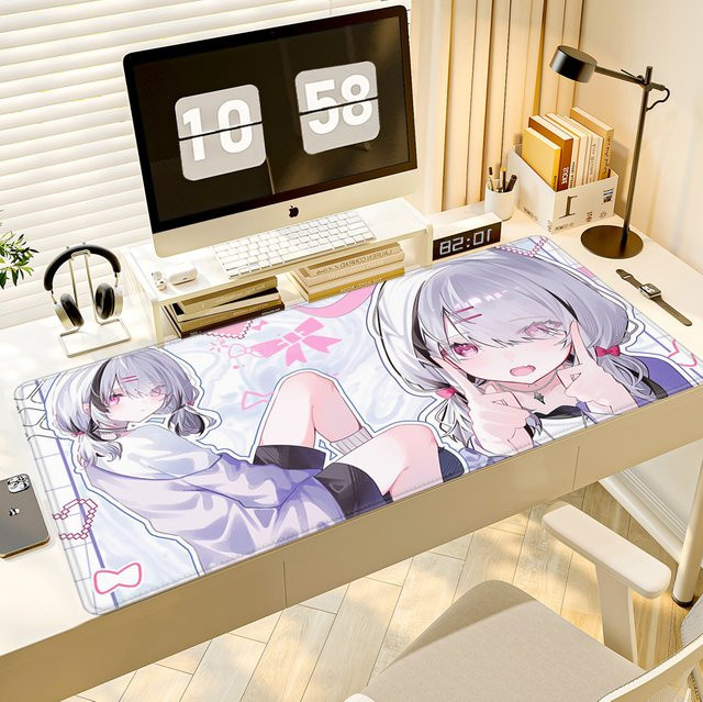 HYBXAXC Mauspad mit Anime-Mädchen Asumi Sena VSPO Design in Multicolour für PC und Gamer - Bild 1