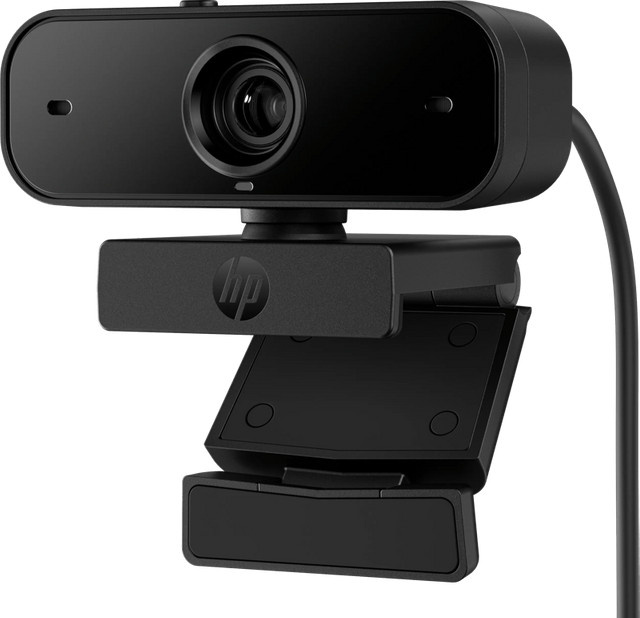 HP 430 Full HD Webcam mit Mikrofon und Klemm-Halterung in Schwarz - Bild 1