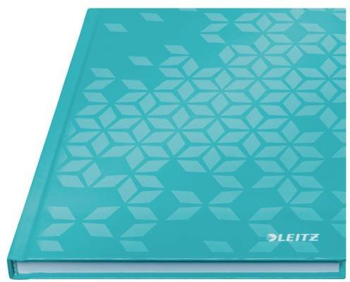 Leitz WOW Notizbuch DIN A5 kariert Eisblau mit 80 Blatt Hardcover - Bild 1