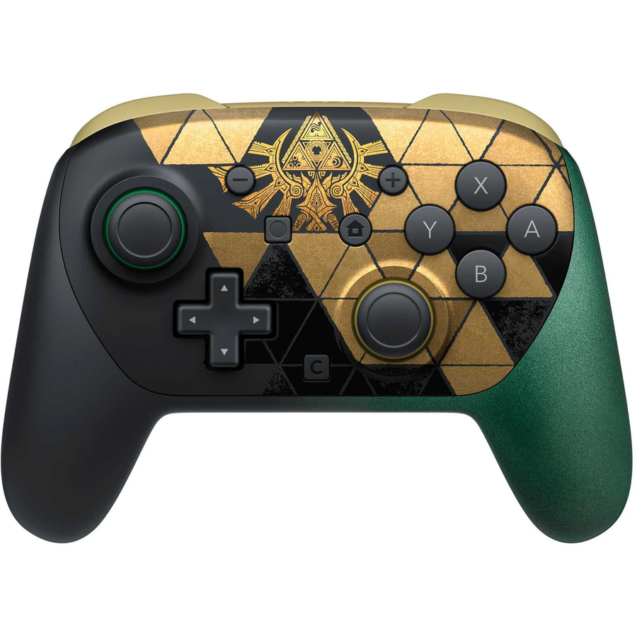 Nintendo Switch 2 Pro Controller The Legend of Zelda Edition Gamepad in Schwarz und Multicolour mit 3,5 mm Klinkenanschluss - Bild 1
