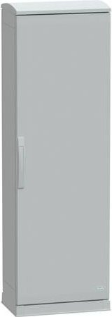 Schneider Electric Polyestergehäuse Bodenstehend in Grau mit offenem Sockel und Abdeckung H: 150 cm, B: 50 cm, T: 32 cm, IP44 - Bild 1