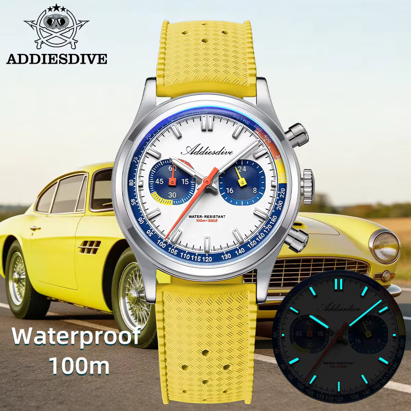ADDIESDIVE Chronograph, Quarz, Edelstahl, 38 mm, Herren - Bild 2