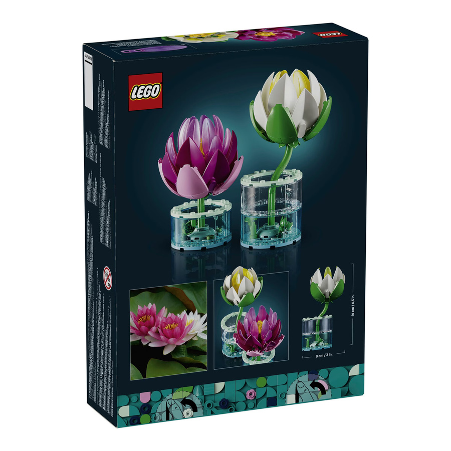 LEGO Botanicals Seerosen Konstruktionsspielzeug ab 9 Jahren - Bild 5