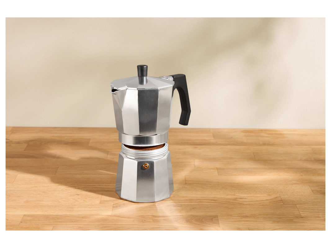 SILVERCREST Espressokocher aus Aluminium in Silber und Schwarz - Bild 4