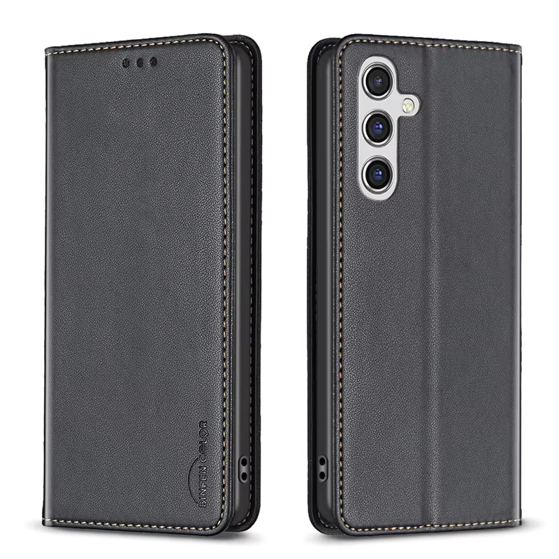 Magnetische Leder-Klapphülle für Samsung Galaxy S25 FE 5G SM-S731B mit Kartenfach - Bild 2