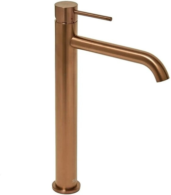 Swiss Aqua Technologies Einhebelmischer Waschtischarmatur aus Edelstahl in Rosegold gebürstet, Höhe: 30,8 cm - Bild 1