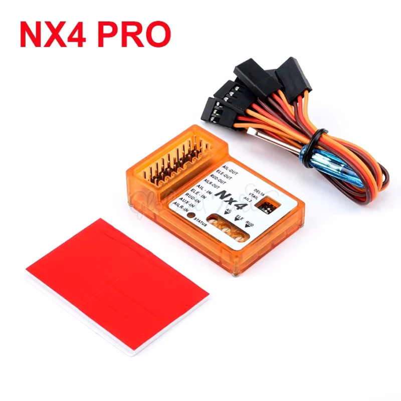ZMR NX4 Pro EVO Flugcontroller 3D-Fluggyroskop für Starrflügler mit Rate-Hold-Funktion und Gyro-Off-Modus-Unterstützung - Bild 2