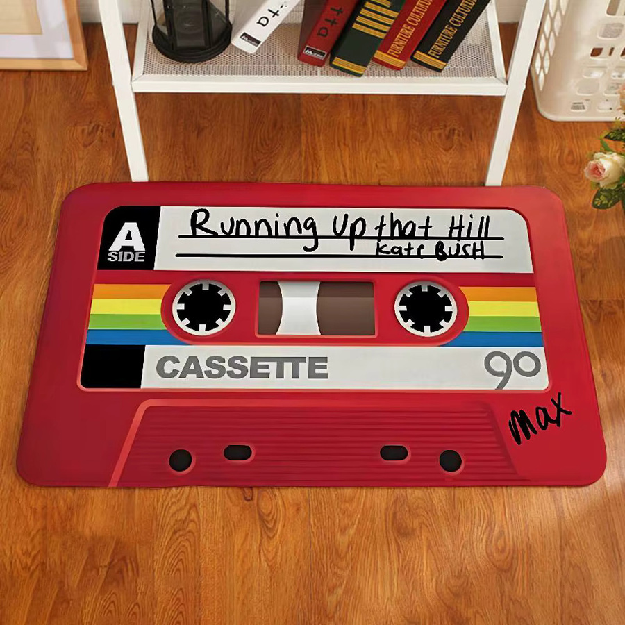 52TOYS Retro Kassette Design Fußmatte mit Anti-Slip Funktion, Rechteckig, B/T: 60 x 40 cm, Mehrfarbig - Bild 5