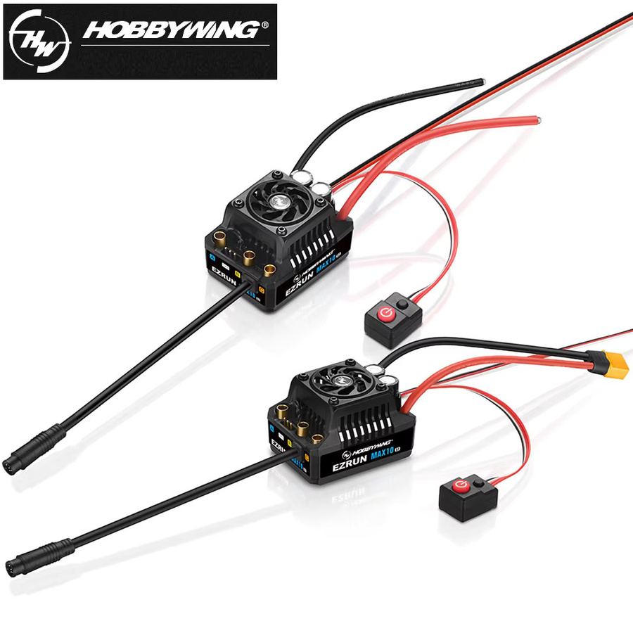 HOBBYWING EZRUN MAX10 G2 80A 140A Sensorgesteuerter Brushless ESC, Zubehör - Bild 2